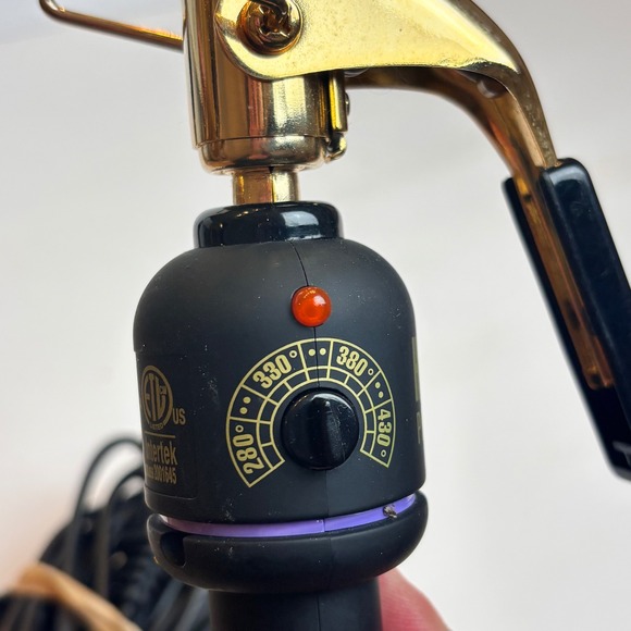 Hot Tools Professional Model 1101 Gold Curling Iron 1 Inch Long Lasting Curls - Picture 5 of 7